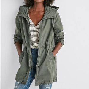 Lucky Brand Army Green Long Jacket